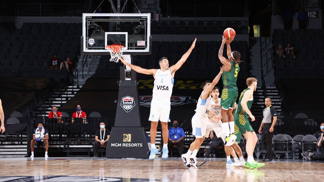 Argentina perdió en la última pelota frente a Australia