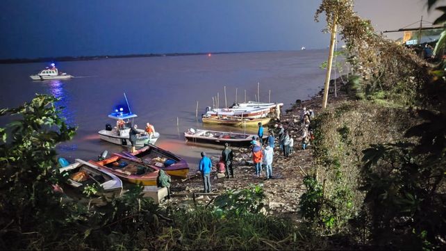 Buscan a un joven pescador que desapareció en el río Paraná