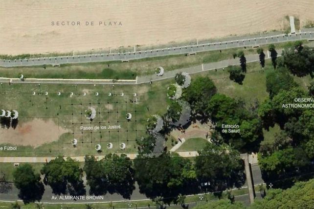 El Paseo de los Justos entre las Naciones estará emplazado en un sector de la Costanera Oeste