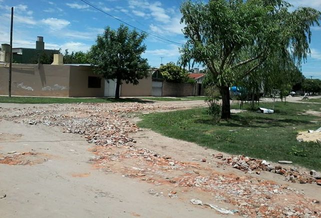 Bº Del Tránsito trabaja para mejorar el estado de las calles