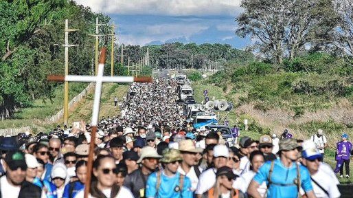 La Peregrinación de los Pueblos finaliza este sábado en Paraná