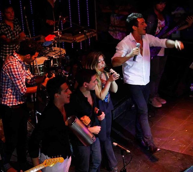 Exclusivo | Dalma y Giannina juntas en la noche de Carlos Paz