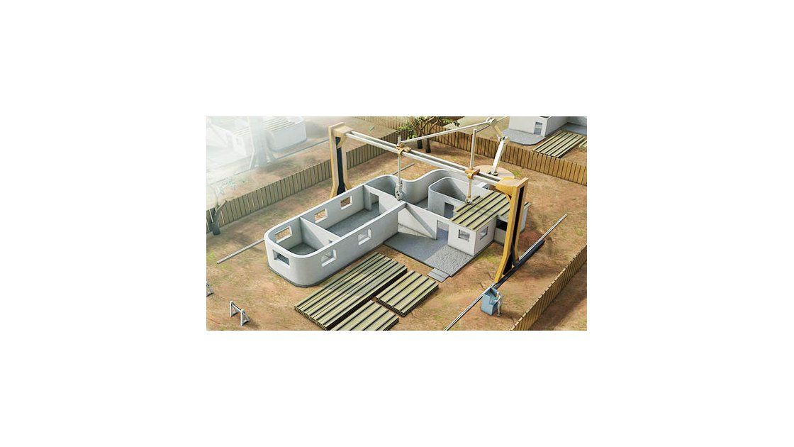 Proyectan una impresora 3D gigante para construir una casa entera en 24 Proyectan una impresora 3D gigante para construir una casa entera en 24