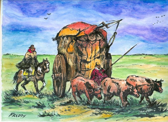 Cruzando la pampa