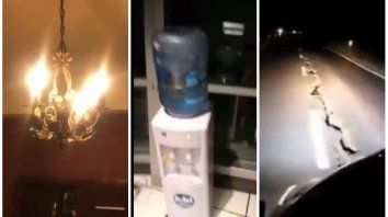 Los rosarinos publicaron en las redes sociales los videos del impacto del sismo en la ciudad Los rosarinos publicaron en las redes sociales los videos del impacto del sismo en la ciudad