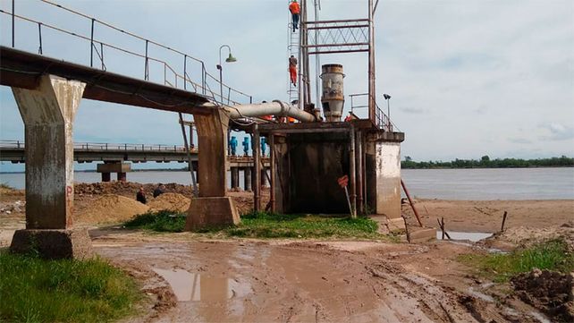 Las estructuras en La Toma. 