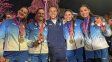 Magdalena Garro se bañó de oro en el K4 y volvió a hacer historia en los Juegos Suramericanos