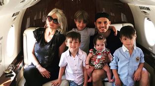 Mauro, Wanda y Maxi, todos de vacaciones en el mismo lugar