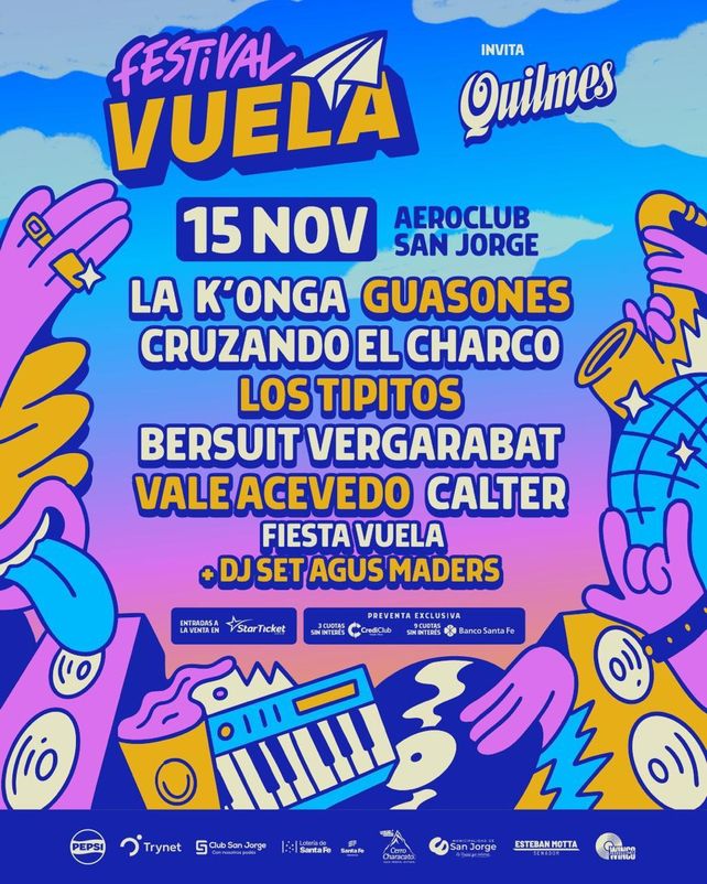 Presentaron el Festival Vuela en San Jorge