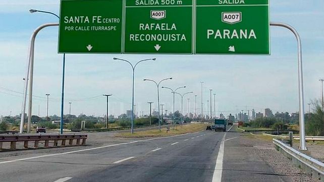 La autopista Rosario-Santa Fe contará con un tercer carril cuya construcción empezará en enero