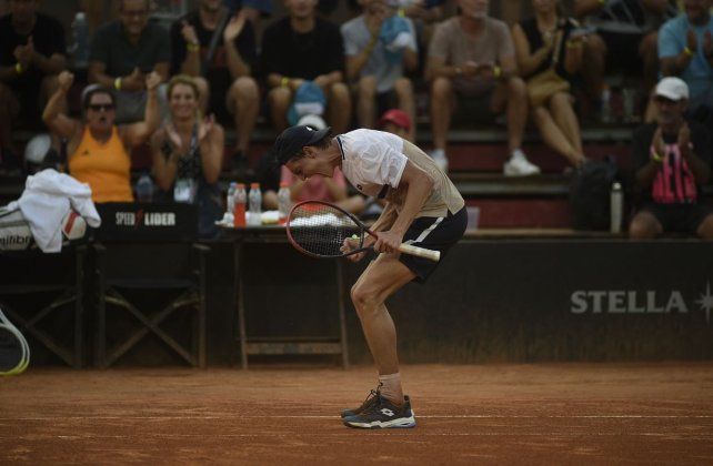 Quini 6 Rosario Challenger: con mente fría y corazón caliente, Ambrogi se metió en octavos de final