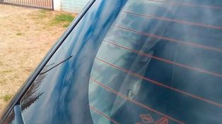 Jesús en la luneta de un auto: una imagen que emocionó a los creyentes de La Carlota, Córdoba