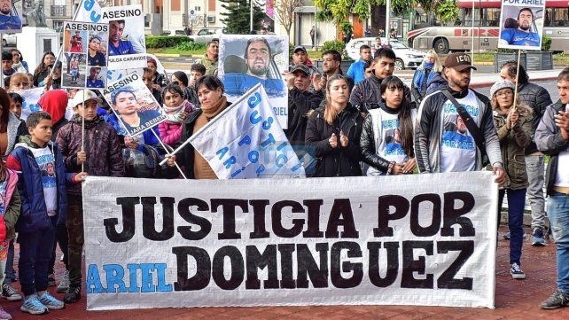 Perpetua para los cuatro, reclamó la familia de Ariel Domínguez en Tribunales