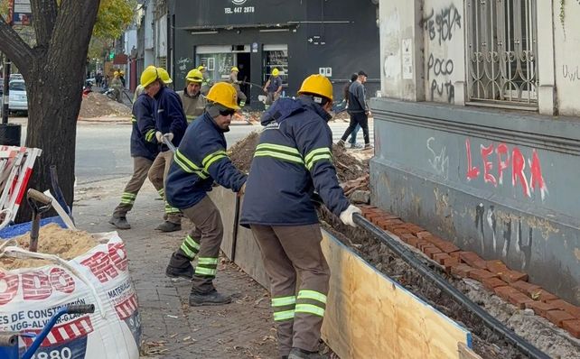 La EPE recambió más de 120 kilómetros de cables de baja tensión y reparó mil veredas en Rosario