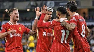 El Liverpool de Mac Allister es líder de la Premier League