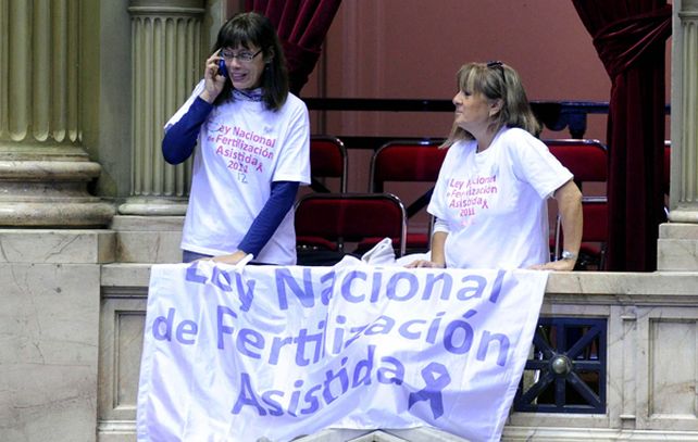 Distintas organizaciones siguieron de cerca el debate en el Congreso. (Foto: Télam)