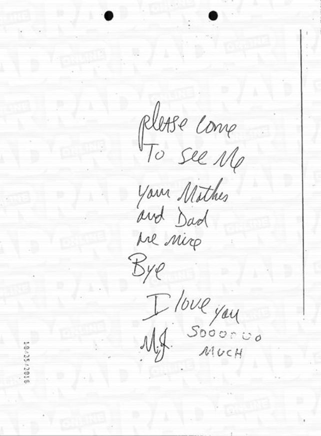 Una mujer mostró cartas que Michael Jackson le habría mandado cuando ella era menor