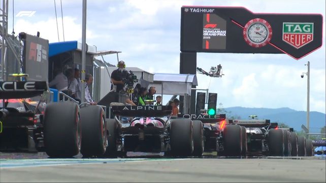 Todos enfocados en la largada del GP de Hungría