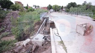 Comenzarán a reconstruir el puente de Moreno en las próximas semanas