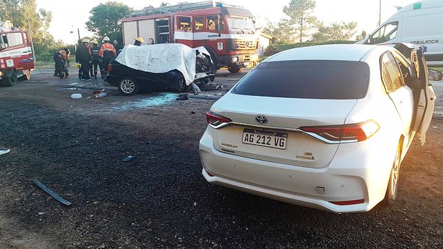 Un accidente fatal se produjo alas 6.45 de este domingo en el kilómetro 404 de la Ruta 12 en cercanías de Crespo