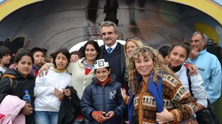 Unos 2 mil estudiantes santafesinos festejaron su día con una visita a Tecnópolis