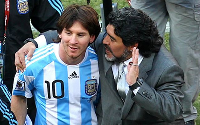 Messi recordó a Maradona: Nos deja, pero no se va porque Diego es eterno