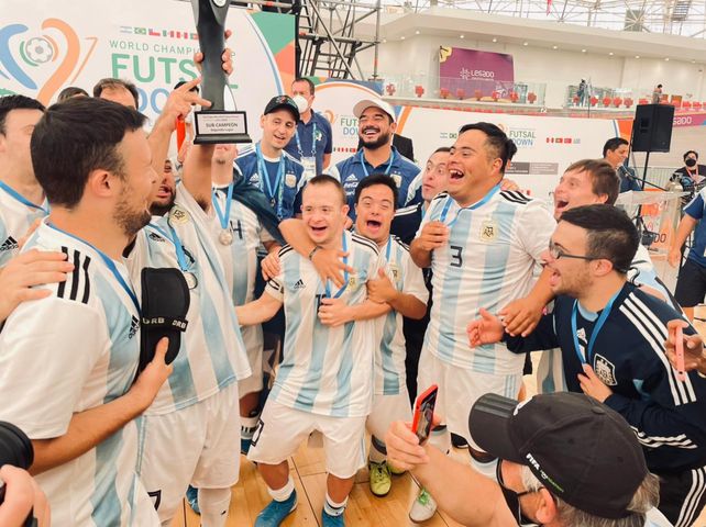 La selección nacional de futsal de personas con Síndrome de Down se consagró subcampeona en el Mundial.