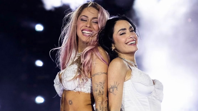 Tini le dedicó un mensaje a Lali tras el show en River