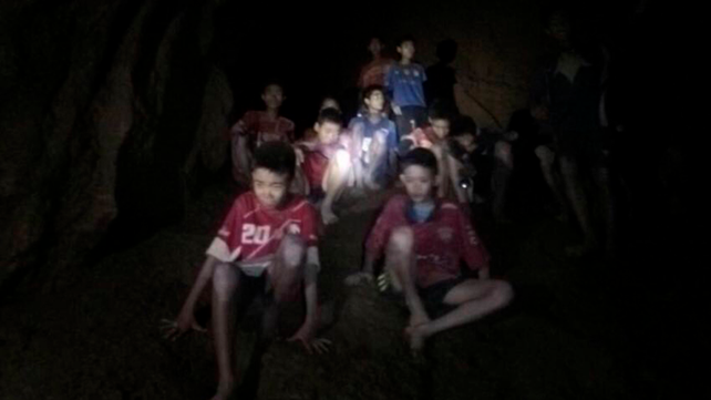 El video del momento en que encuentran a los chicos de Tailandia