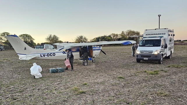 La avioneta con cocaína por la que detuvieron a los hermanos Borras