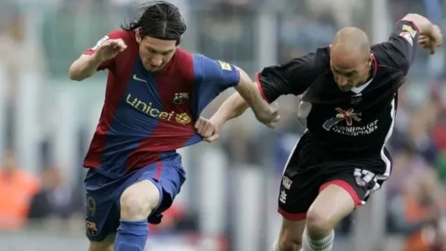 Lionel Messi y Luis Rubiales
