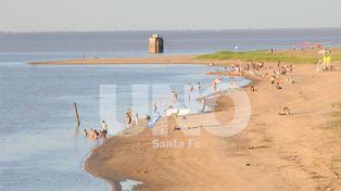 El río está casi dos metros por debajo de su nivel histórico