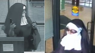 Dos mujeres vestidas como monjas intentaron asaltar un banco en Estados Unidos