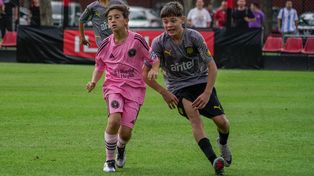 Thiago Messi disputó su segundo partido de la Copa Illinois Newells con el Inter Miami.