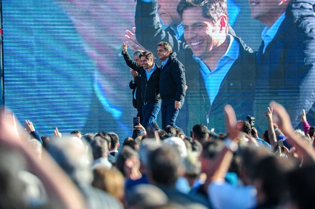Axel Kicillof y Sergio Massa.