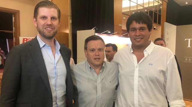 El hijo de Trump en la Expo Real Estate