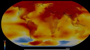 A pesar de que muchos dirigentes siguen negando el calentamiento global, las temperaturas no dejan lugar a dudas: nuestro planeta arde. (Foto AFP)
