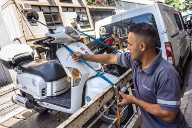 Más de 10 mil motos fueran trasladadas al corralón en el primer semestre del año.