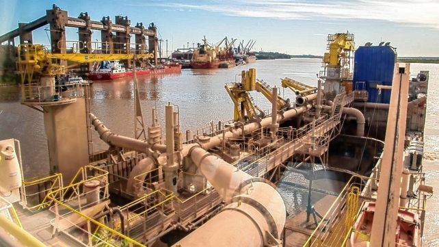 Compañía Sud Americana de Dragados finalizó obras de mantenimiento en el puerto de San Nicolás