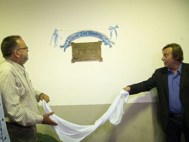 Placa. Se recordó el 16° aniversario de su fallecimiento.&nbsp;