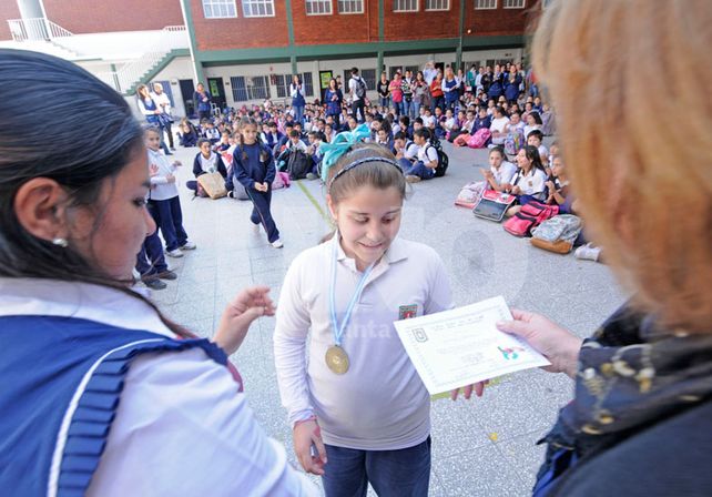 Entrega. Como los chicos no pudieron viajar