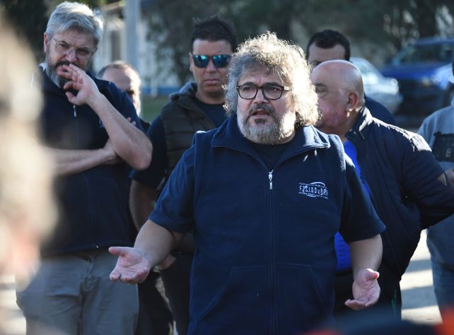 Daniel Yofra, titular de la federación de trabajadores aceiteros. 