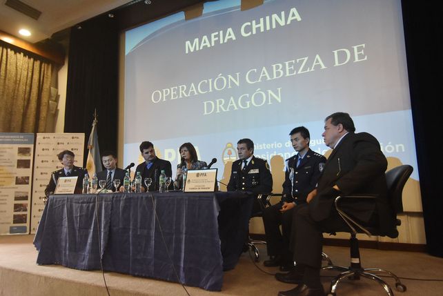 Anuncio. Conferencia de prensa de la ministra Bullrich junto al secretario Burzaco y la cúpula de la Federal.