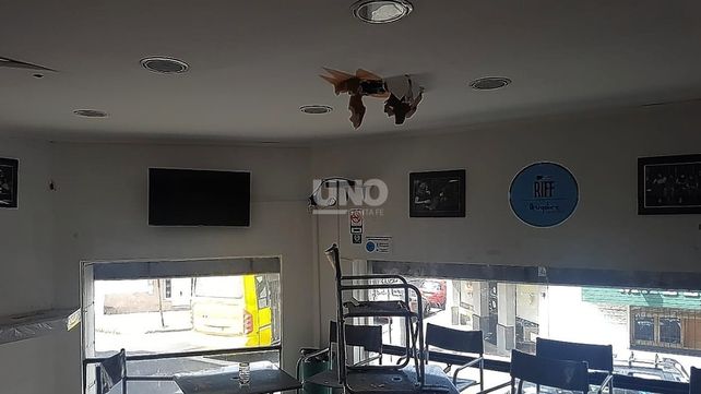 Boquete. Los delincuentes lograron llegar al techo del comercio e ingresaron rompiendo las chapas y el durlock