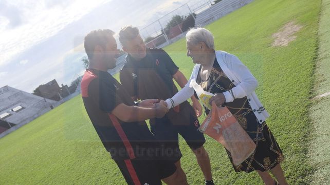 Mario Sciacqua le dedicó la victoria a Doña Paula
