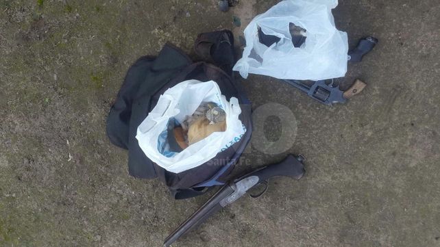 Santa Fe: tres detenidos con armas de fuego y 188 dosis de cocaína, tras un tiroteo en barrio Santo Domingo