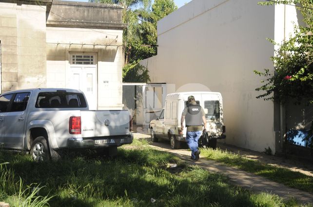 Trabajos retomados. La vivienda donde vivía el imputado hasta que fue detenido por orden de la Justicia federal.&nbsp;
