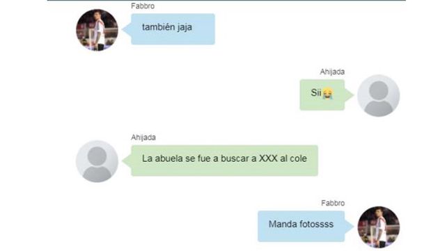 Filtraron los chats hot de Jonathan  Fabbro con su ahijada menor de edad