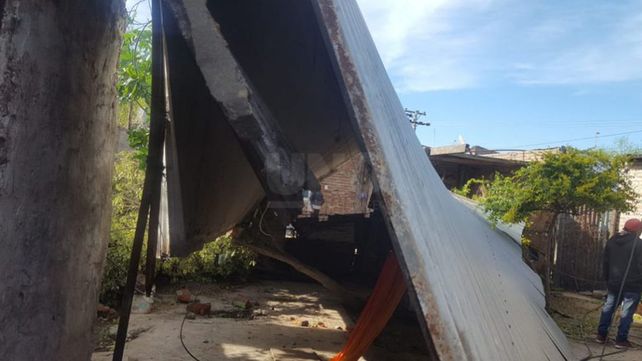 En Santa Fe la tormenta también pegó fuerte