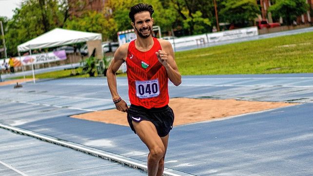 Federico Bruno batió el récord argentino de los 1500 metros